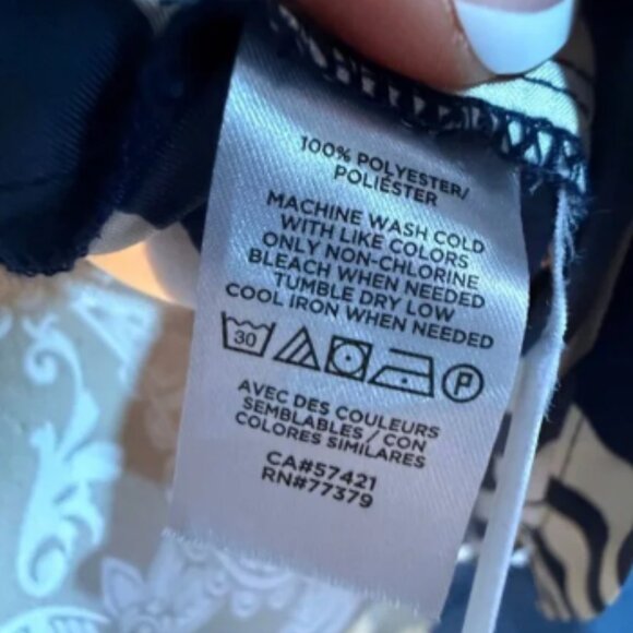 Ann Taylor Sz OS Zebra Striped Kimono Duster - Picture 4 of 4